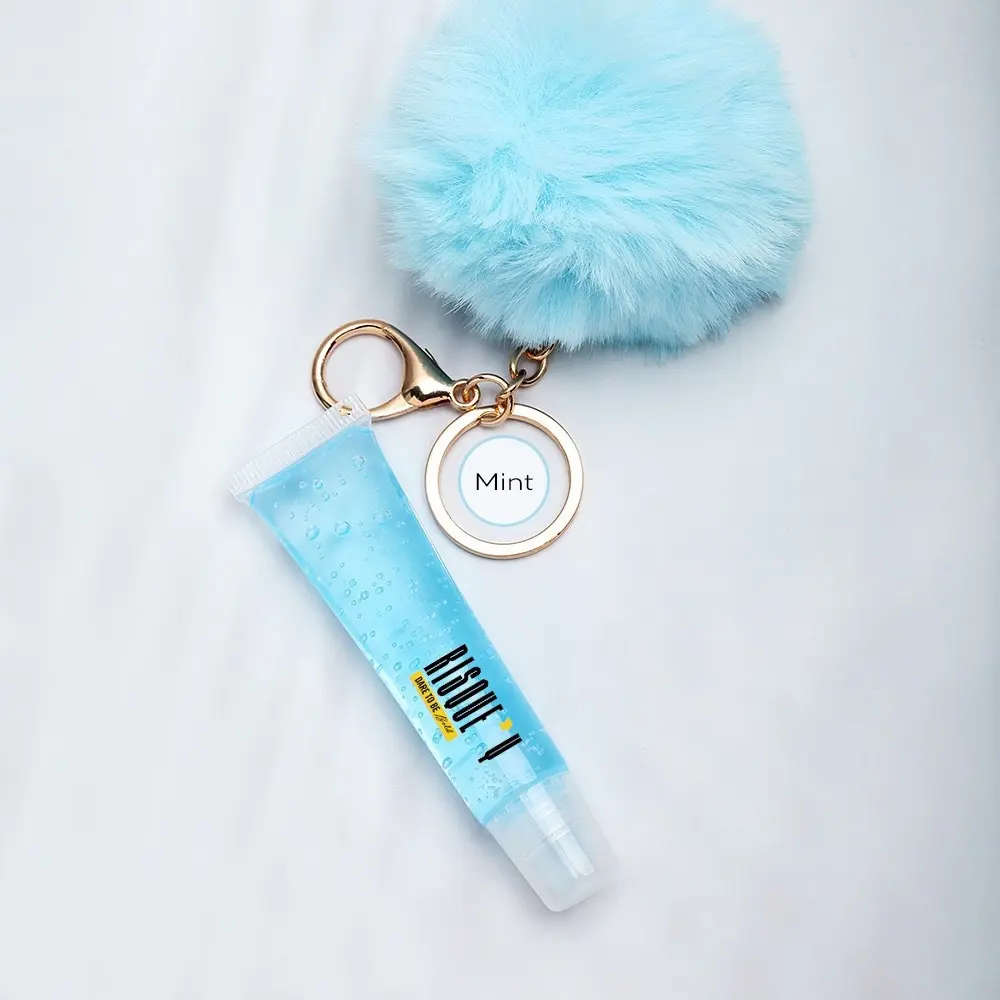 Risque’y  Lip Gloss Keychain