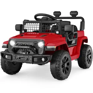 Best Choice Products 6V Kids Ride-On Truck Car w/ Parent Remote Control, 4-Wheel Suspension, LED Lights