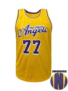 Men's Los Angeles # 77 Snake Skin Basketball Jersey, Round Neck Loose Fit Breathable and Comfortable Tank Top, Sportswear Top, Unisex Outdoor Activity Wear, Athletic Sleeveless Shirts, All Seasons Casual Style