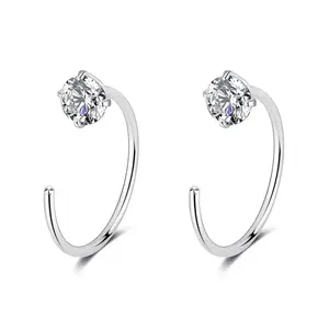 Oufer 20G/18G Titanium 2PCS Horseshoe Half Nose Ring