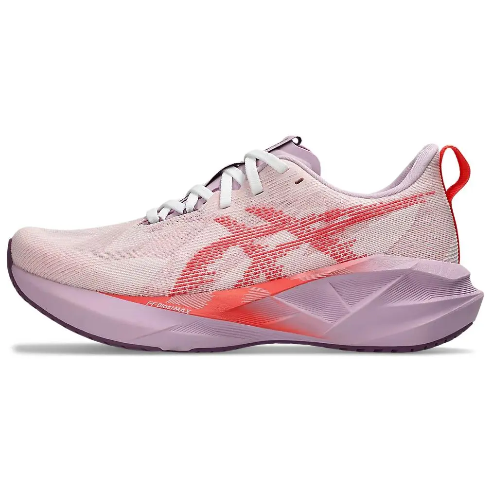 ASICS Novablast 5 White Coral Reef Versatile Comfort Low Top Running Shoes Women's 1012B765-101