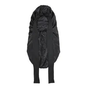 Long Satins Sleeping Cap Hair Bonnet with Ties for Women and Braids