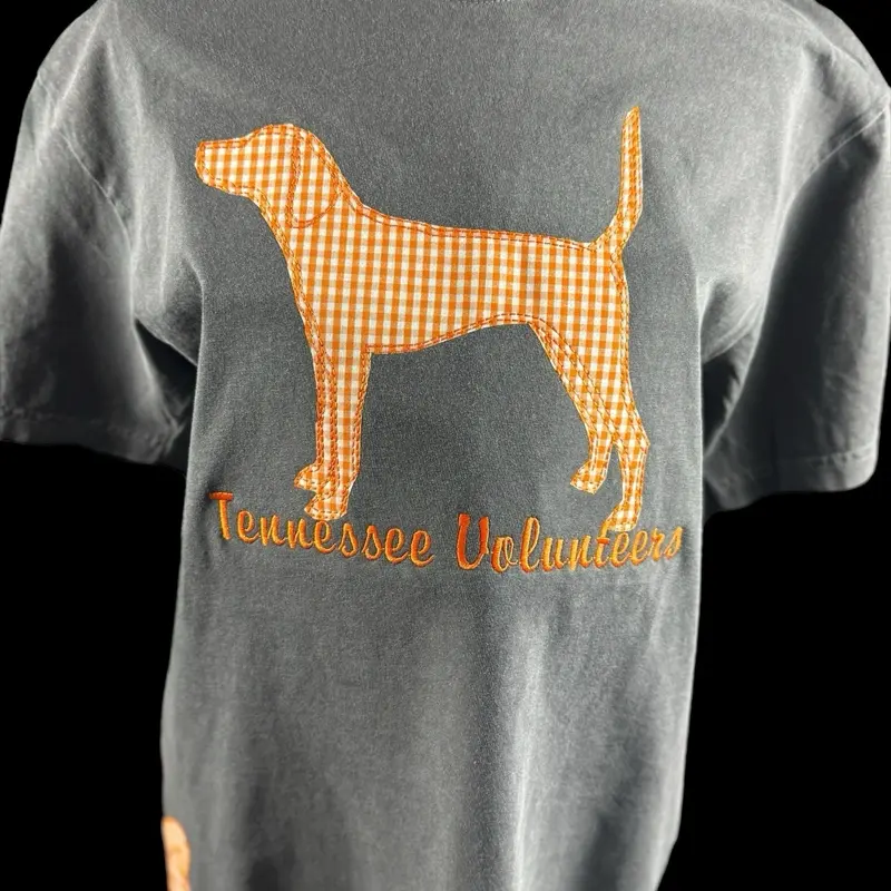 Product 1 of 2 Appliqué Embroidered T-Shirt with or without side bows