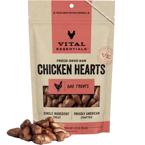 Freeze-Dried Chicken Hearts Dog Treats