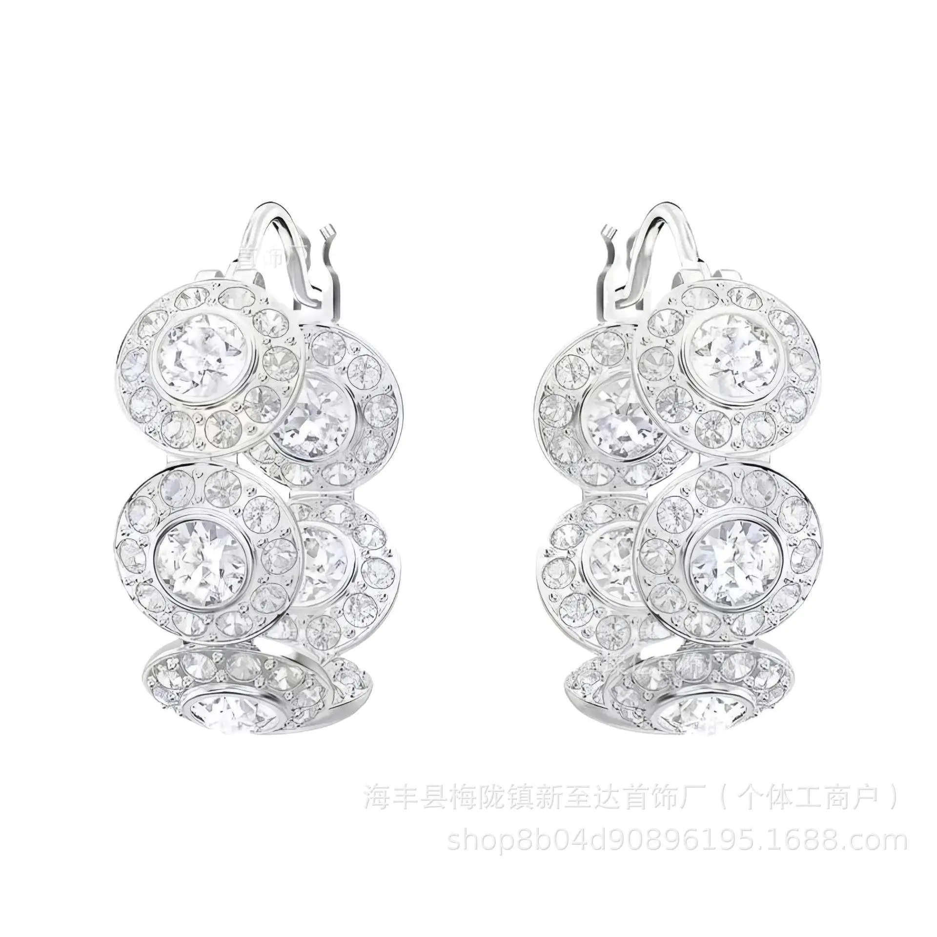 Platinum Roman Earrings
