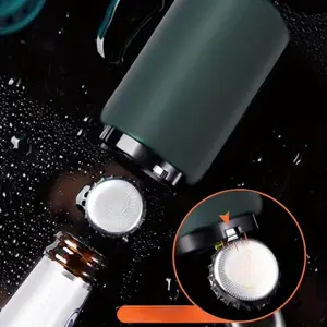 Press-to-Open Instant Opener, No-Trace Bottle Lid Remover, Portable Plastic Beer Opener, Suitable for Parties Picnics, 1 pc