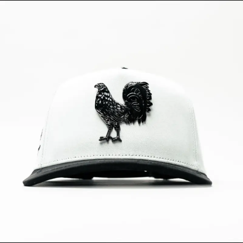 Cap “Gallero”, puestos 15, White/Black, “BiggBoss”