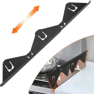 1 Pack Stainless Steel Stove Gap Cover Heat Resistant Kitchen Gap Filler for Oven & Counter, Easy Clean Range Trim Kit, Side Gap Guard Protector