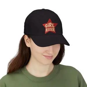 Girl Kisser Hat, Live Laugh Lesbian Caps, Rainbow Pride Accessories Gifts for Bisexual, Homosexual, Transgender, Pansexual, Friend, Lover