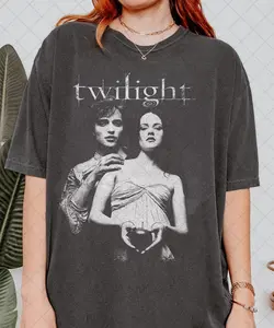 Comfort Colors Twilight Vintage Shirt, Gift For Book Lover Twilight Saga, Vampires Wolves Romance shirt, Edward Cullen Bella