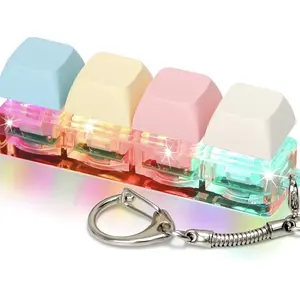 LED Fidget Keychain – 4-in-1 Sensory Toy for ADHD, Anxiety Relief & On-the-Go Calm