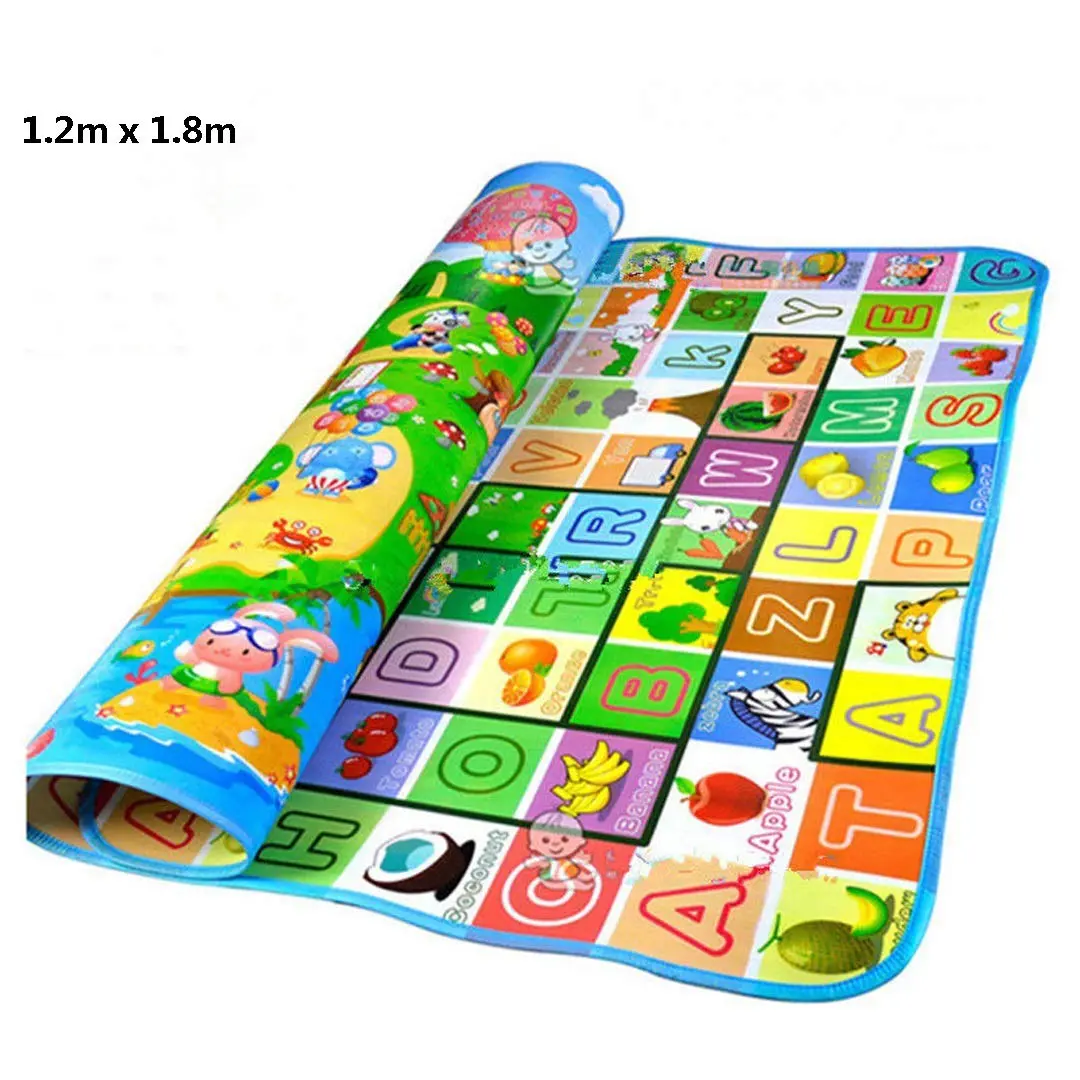 Baby Kid Crawl Carpet Fantasy Kingdom Fruit Letters Graphic Print Play Game Picnic Large Size Mat Baby Kid Crawl Carpet Fantasy Kingdom Fruit Letters Graphic Print Play Game Picnic Large Size Mat