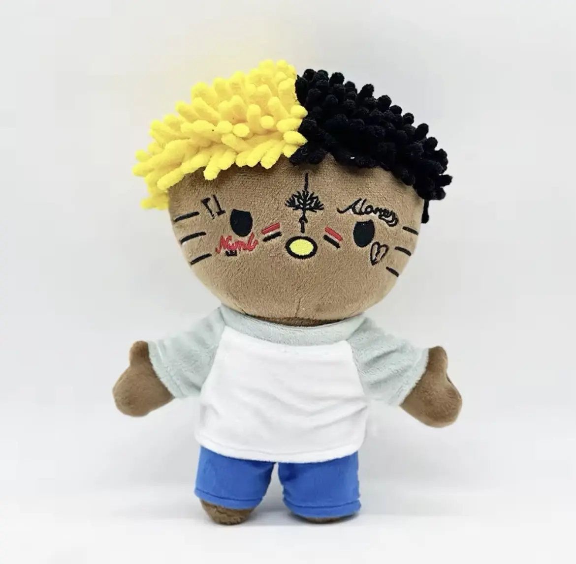 Rapper XXXTentacion Plushie - Soft Plush Toy with Unique Design and Comfortable Fit