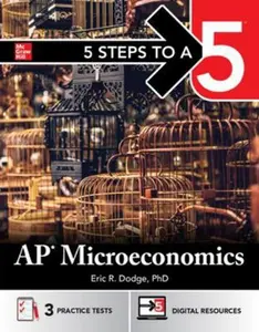 USED Book - 5 Steps to a 5: AP Microeconomics 2026: Practice AP Tests + AP Content Review + Digital Exams by Dodge, Eric R. (Paperback) - english