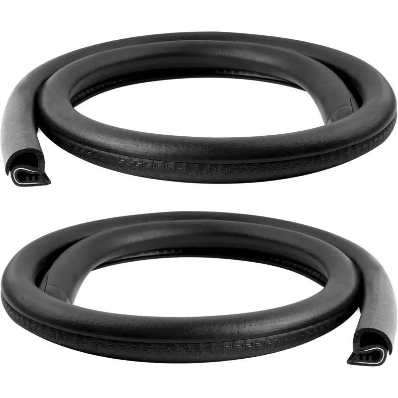 YXCY 2 Pcs B Pillar Sealing Barrier - Weather Removal Guard For Car Soundproofed, Auto Finishing Edge Protector For SUV Truck RV | High Density Rubber Seal | Steel Frame with Buckle EPDM Rubber Strip Wind Noise Fitting