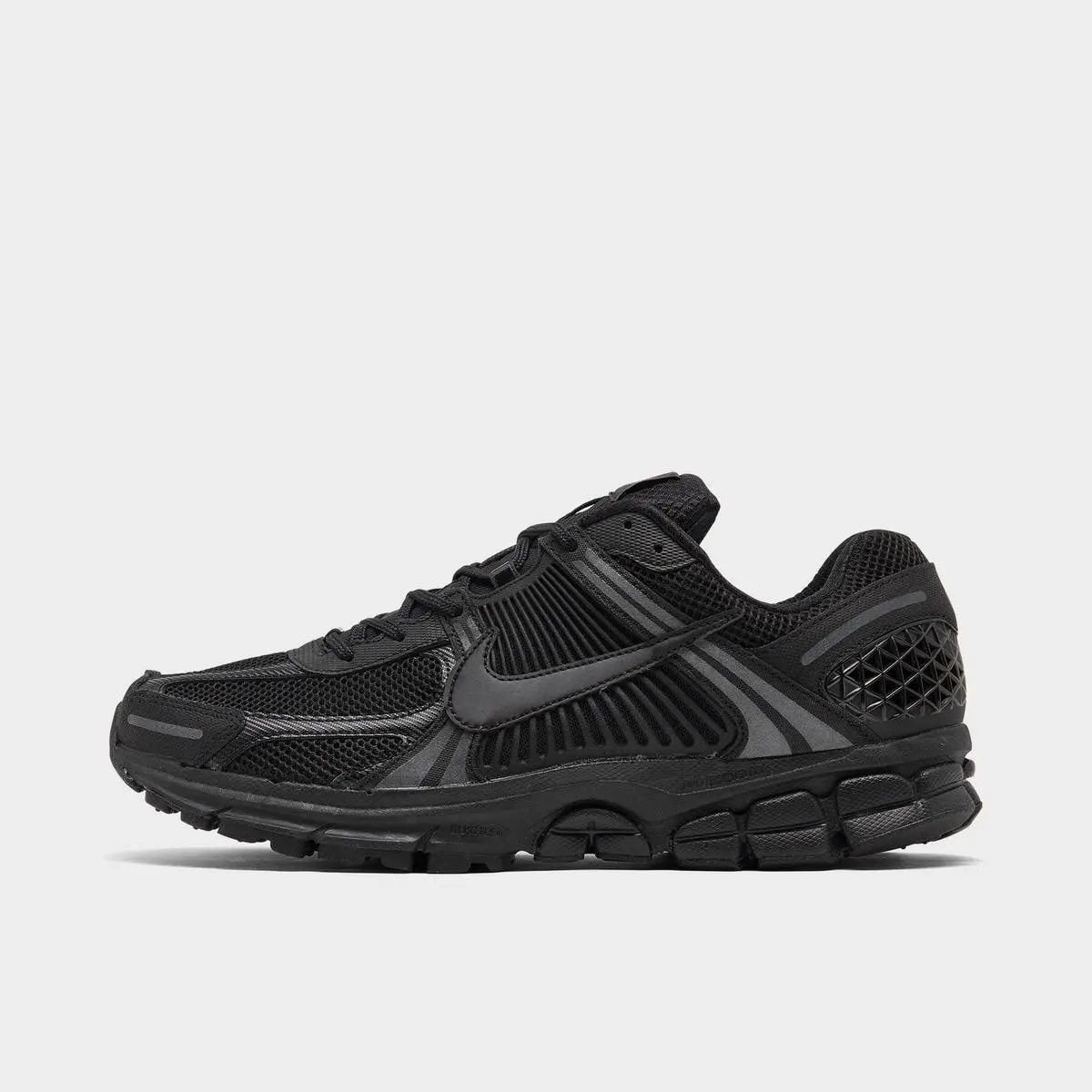 Men's Brand New 100% Authentic Nike Zoom Vomero 5 Triple Black BV1358-003 Closed Casual Sneaker - Zoom Cushioned Trainer, Walking Shoes, Footwear