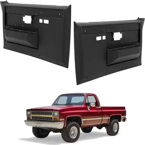 Front Inner Door Panels Set Compatible with 1981-1987 Chevy Chevrolet Silverado C K Series Door Trim Panel 2PCS