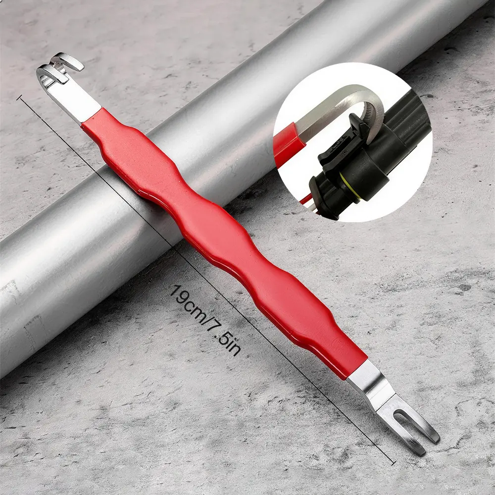 Automotive Electrical Terminal Connector Separator Remover - Universal Car Electrical System Disconnect Tool, Automotive Repair Tool for Most Vehicles (1Pc, Red), Automotive Repair Tools