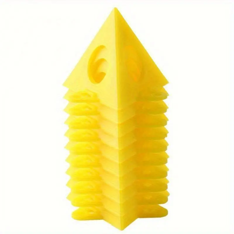Pyramid Triangle Spray Painted Wooden Support Frame, 10pcs Plastic Cone-type Wood Paint Bracket, Paint Supplies & Tools for Home Use