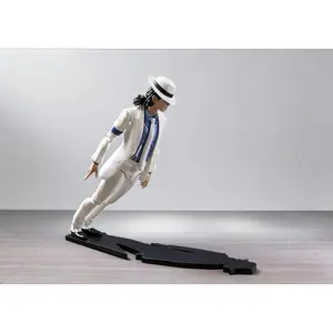 Michael Jackson Smooth Criminal BJD Action Figure 14cm Stress Relief Toy Desktop Decor Perfect Gift for Kids and Adults Collector’s Item Birthday Christmas Halloween Father’s Day Memorial Collectible Ornament Anxiety Relief Fun Gift for Fans