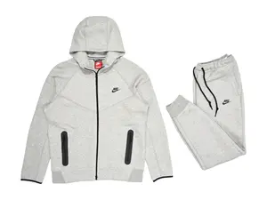 Nike Sportswear Tech Fleece Full-Zip Hoodie & Joggers Set Dark Heather Grey/Black (men) by StockX
