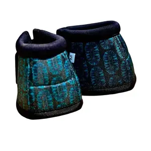 Circle H Overreach Bell Boots Medium Only - Stylish & Durable Design for Horse Hoof Protection & Performance