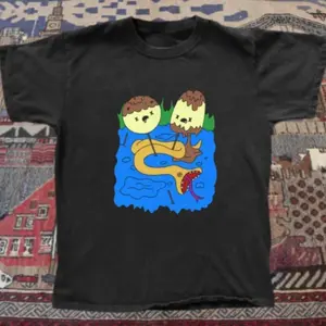 Funny Weird Cartoon Graphic Tee Cute Creepy Kawaii Streetwear Unisex Oversized T-Shirt