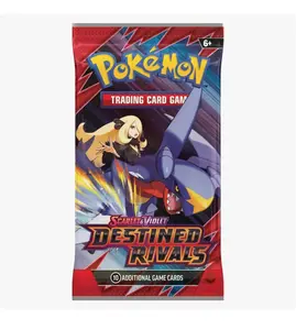 Pokemon English Destined Rivals Live-Rip Non-Sports Trading Card Booster Pack