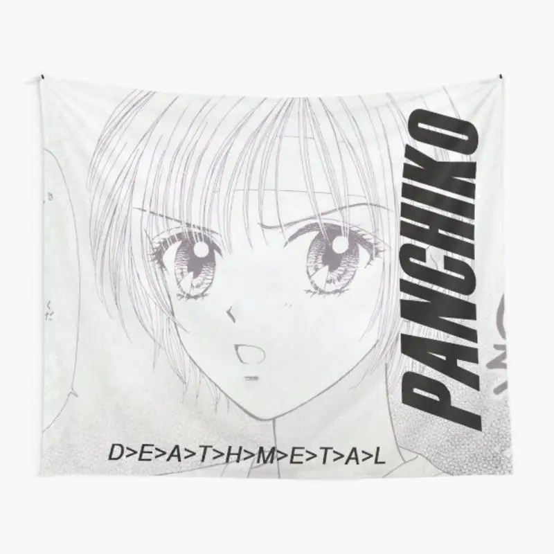 Tapestry Panchiko DEATHMETAL Tapestry for Bedroom, College Dorm and Home Decor 60"x40", Funny Meme Wall Tapestries for Boy Girl Birthday Gifts