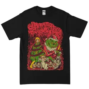 Sanguisugabogg How The Bogg Stole Christmas Tee Shirt - Metalhead Holiday Fashion