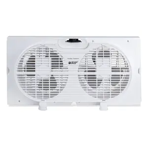 9 Inch Twin Window Fan with 2-Speed Settings Quiet, Expandable Design with Reversible Airflow Control – Perfect for Home, Office, & Kitchen
