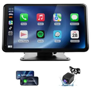 Haudio 2026 Upgraded 7inch Wireless CarPlay Screen for Andriod & Iphone : The Ultimate Portable Car Play Adapter for Seamless In-Car Entertainment stereo upgrade