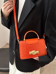 New Retro Stylish Stone Texture Korean Trendy Fashion Simple Casual Shoulder Crossbody Bag, Women's Daily Use Handbag