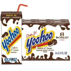 Yoo-hoo Cookies and Cream Drink, 6.5 fl oz, 8 Pack Boxes Yoo-hoo Cookies and Cream Drink, 6.5 fl oz, 8 Pack Boxes