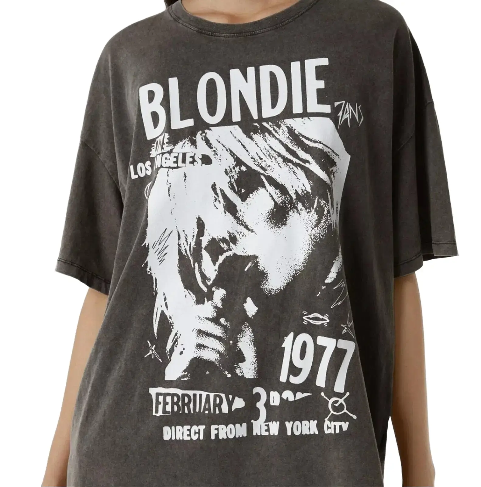 Blondie Shirt, Blondie Black Short Sleeve Cotton T-shirt Unisex S-5XL
