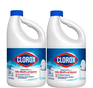 2-Pack Splash-Less Regular Concentrated Disinfecting Liquid Bleach Cleaner 77 fl. oz.