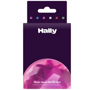 Gem Pen Hair Gem Refill Set - Refill Your Gem Pen With New Colors & Styles - Hair Safe Adhesive - Suitable for All Hair Types/Styles Haircare Heatless