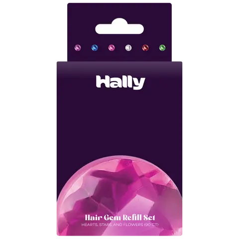 Gem Pen Hair Gem Refill Set - Refill Your Gem Pen With New Colors & Styles - Hair Safe Adhesive - Suitable for All Hair Types/Styles Haircare Heatless