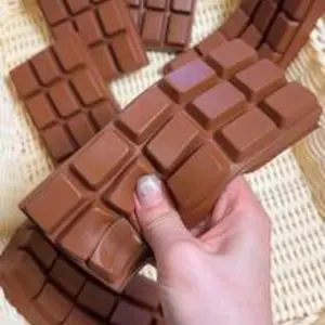 Slow-Return Chocolate-Scented Squeeze Toy, Realistic Food Sensory Stress Relief, Adult Tpr Material, Cute Chocolate Collectible