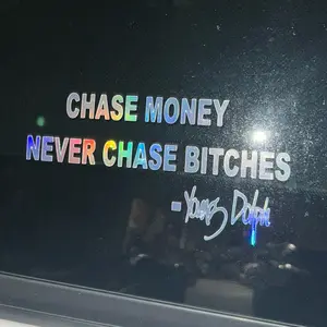 chase money young dolph  decal Vehicle Exterior Decoration