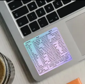 Ultimate Excel & Word Shortcut Sticker - Productivity Hack