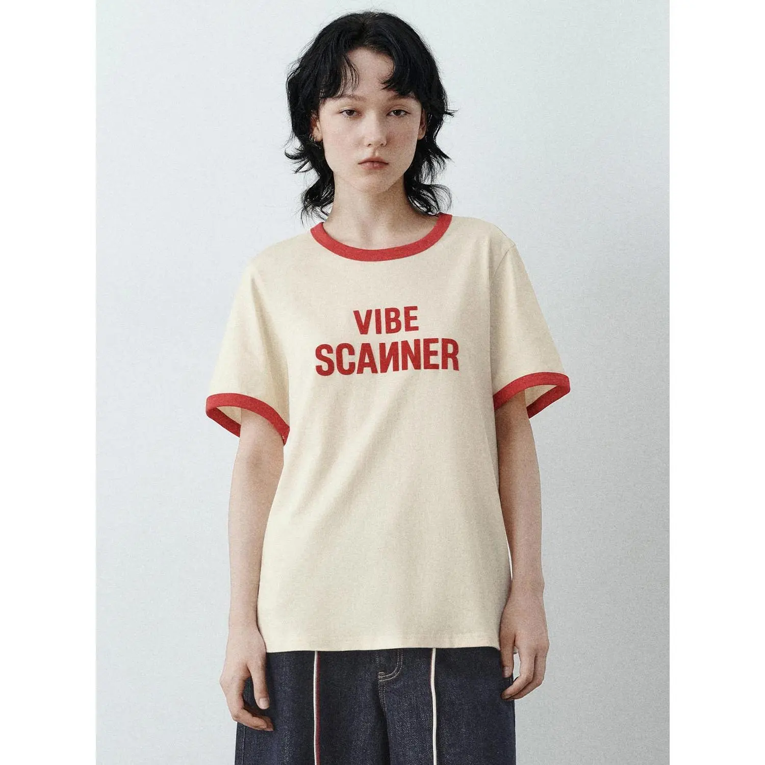 URBAN REVIVO Women's 2026 Viral Printed Round Neck Short Sleeve Streetwear T-Shirt - Cotton, Breathable, Comfortable Casual Women's Clothes Top