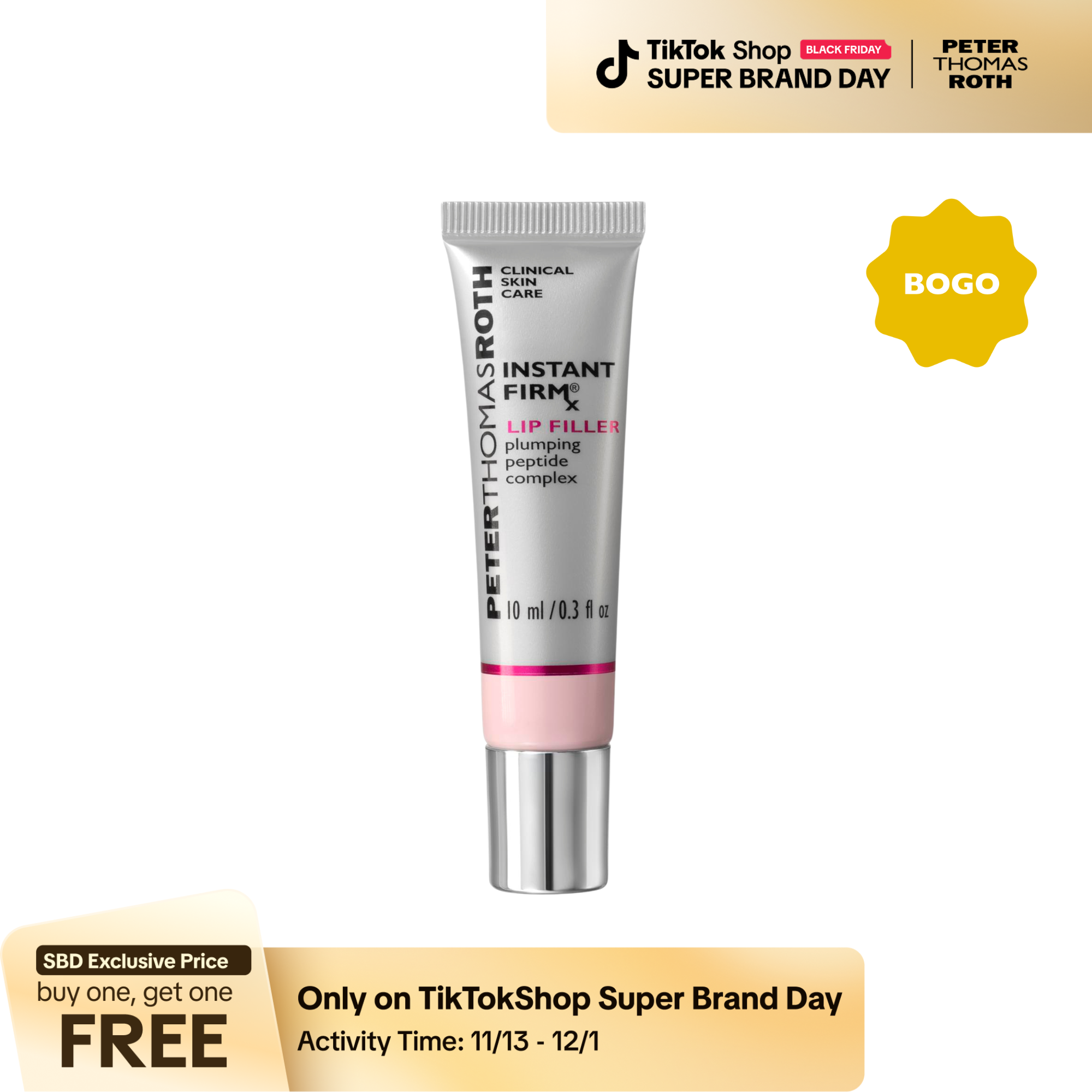 Peter Thomas Roth Instant FIRMx Lip Filler, Smooth and Hydrate Lips, Plumping Effect Lip Treatment, Hydrating Lip Treatment