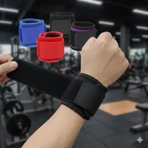 Gym Wrist Support for Strength Training - Breathable Fitness Wrist Wraps Reduce Fatigue, Boost Performance. Ideal for Weightlifting, Crossfit & Outdoor Activities, Breathable Wristbands, Weight Lifting Straps