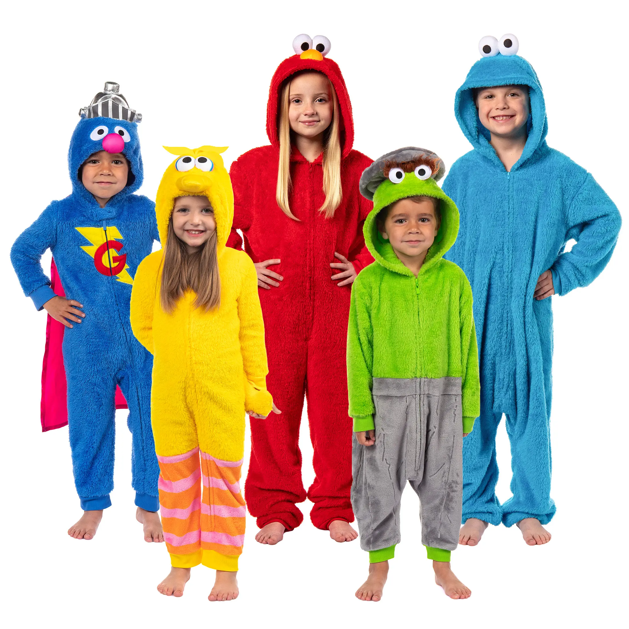 Sesame Street Union Suit Kids Kigurumi Pajama