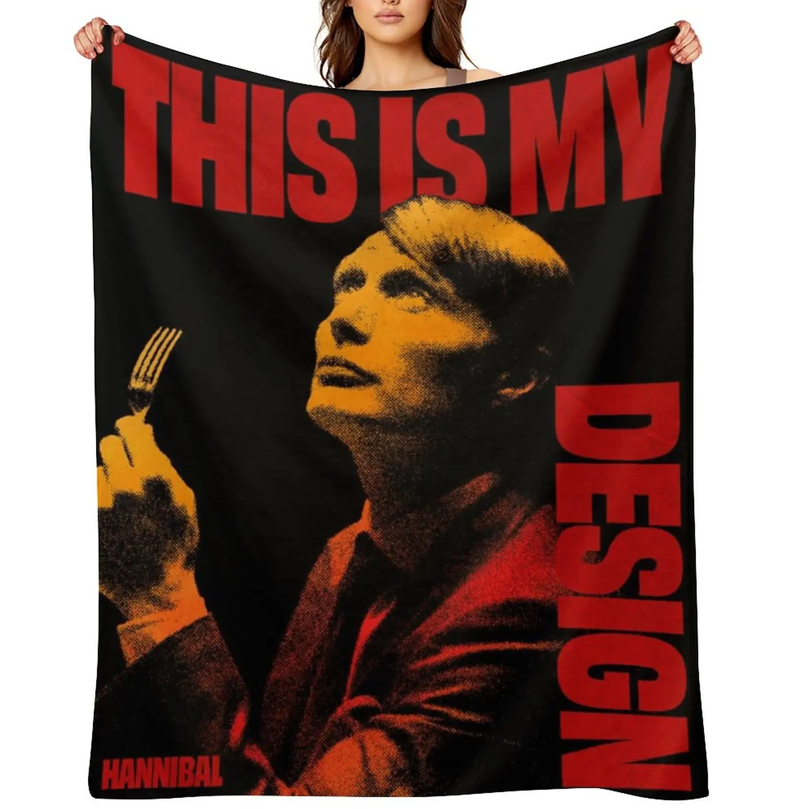 Hannibal Patterned Flannel Fleece Blanket - Wrinkle Resistant Cabin Blanket, Soft, Cozy, Warm, Versatile Bedding & Throw for Home, Gifting (D910-544), Cabin Blankets