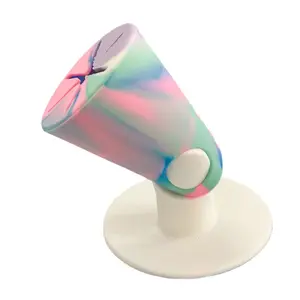 1pc Anti-Tip Nail Polish Bottle Holder Spill-Proof Nail Polish Stand Tilted Design Air-Lock Suction Manicure Nail Coloring Nail Art Tool