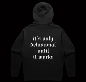 Delusional Reality Hoodie - Black