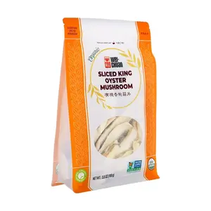 WEI CHUAN Organic King Oyster Mushroom Slices 100g - Premium Shiitake for Hot Pot, Stir-fry, and Cooking - Umami Rich Gourmet Mushroom