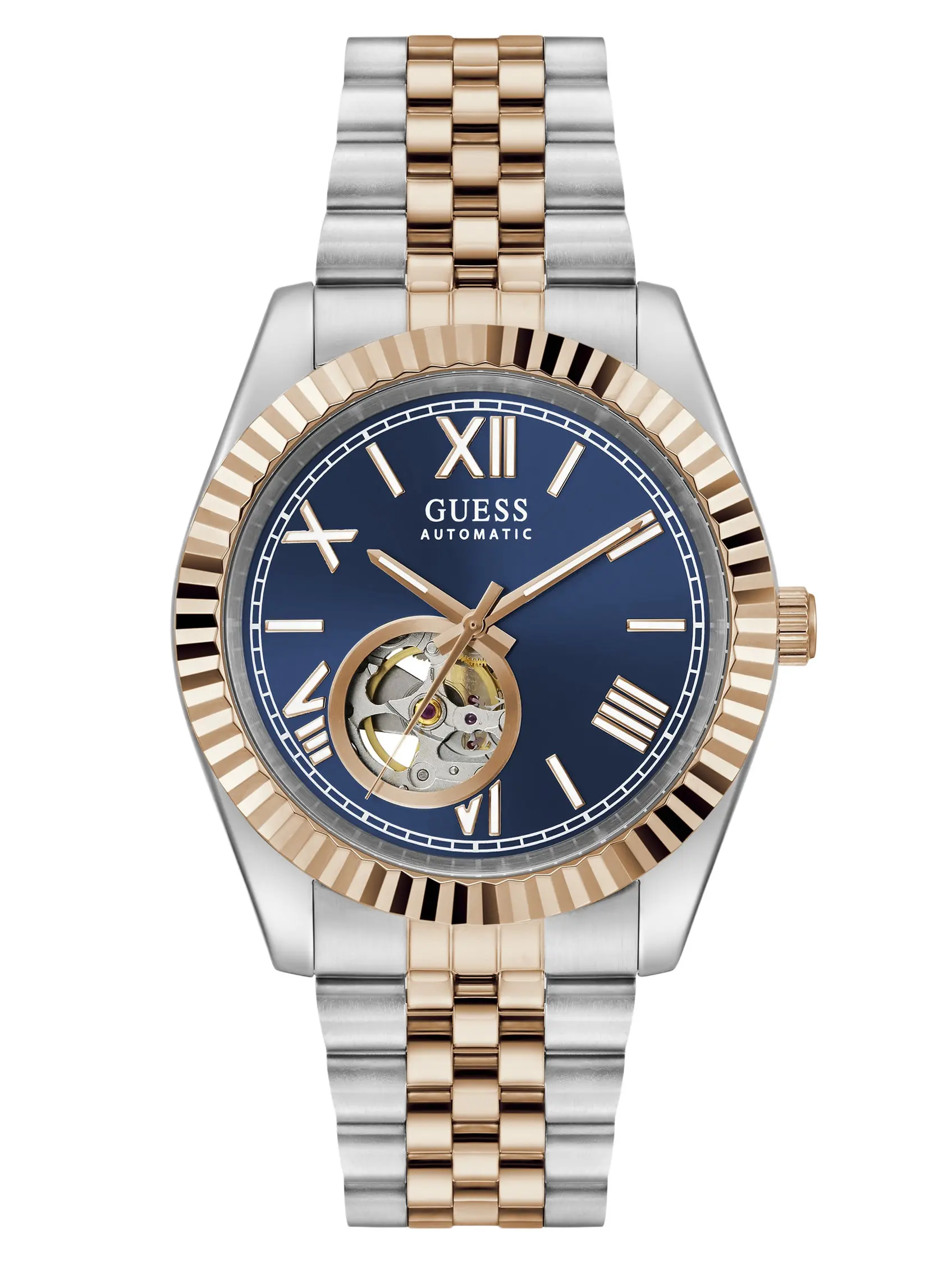 GUESS Male Two-Tone Analog Watch